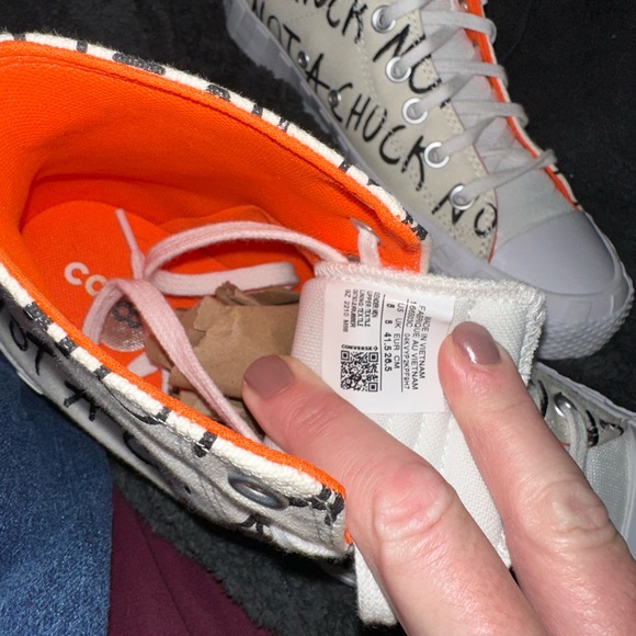 Vintage Chuch Taylor Coverse. Unisex. us made, US men, 10 US  women. - Picture 5 of 5